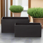 Zayre Rectangle Ceramic Planter Set (Set of 2)