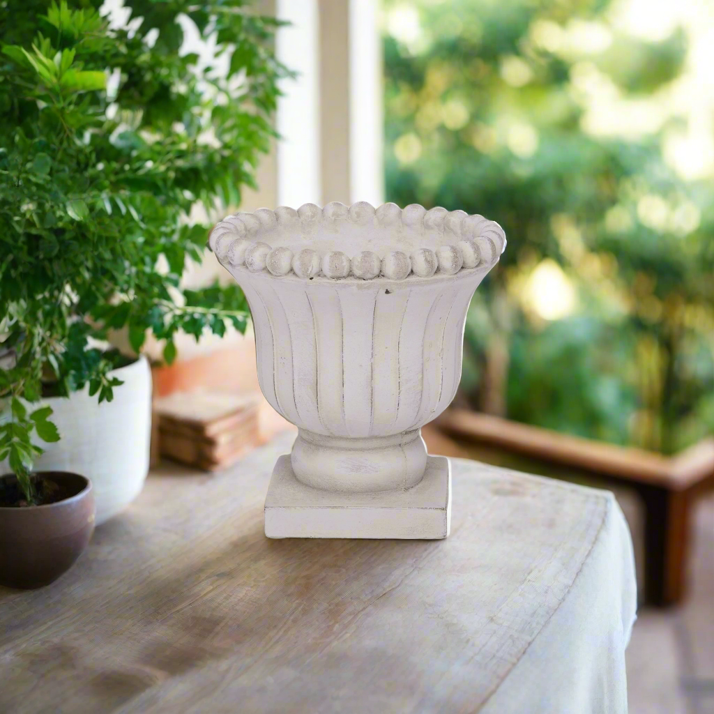 Etta Cement Urn Planter