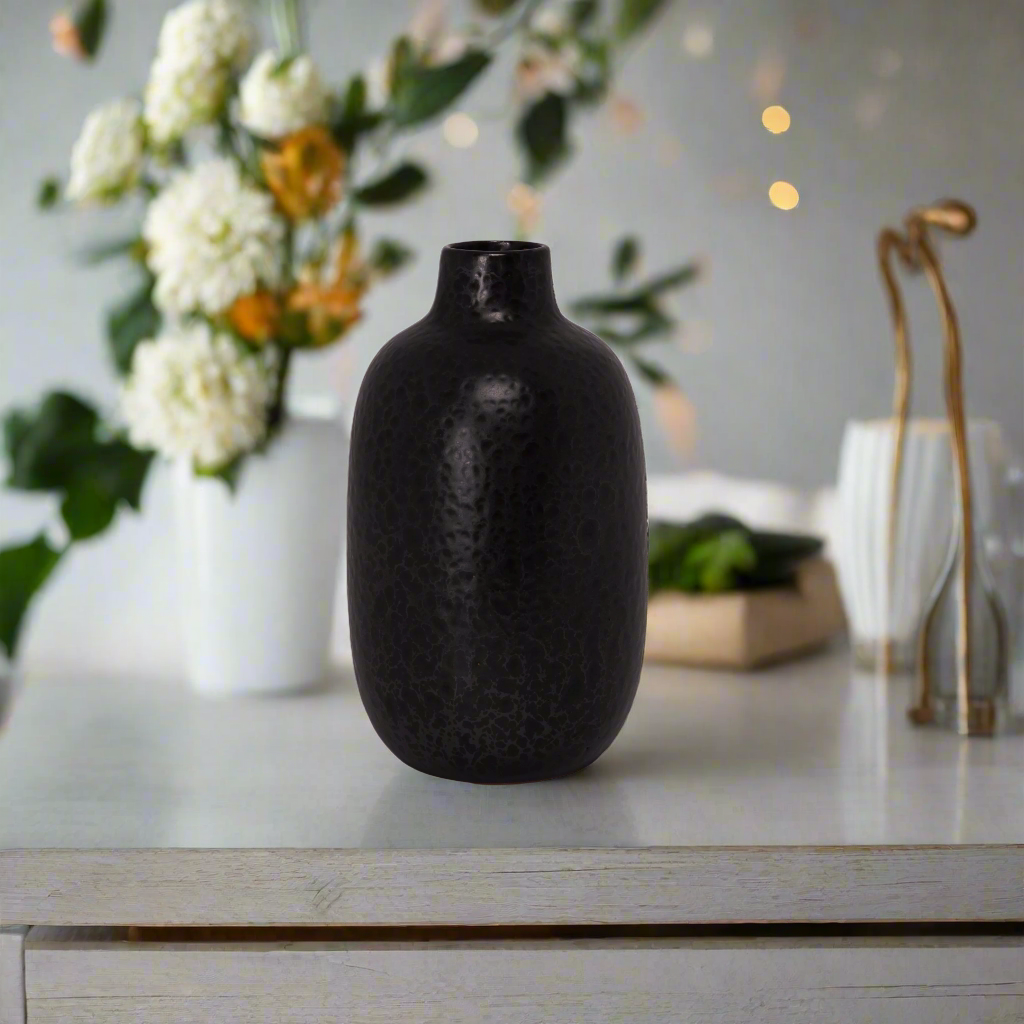 Lacey Ceramic Vase with Minimalist Design
