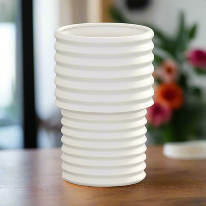 Annika Ceramic Round Vase