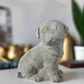 Dana Cement Sitting Baby Bulldog Figurine