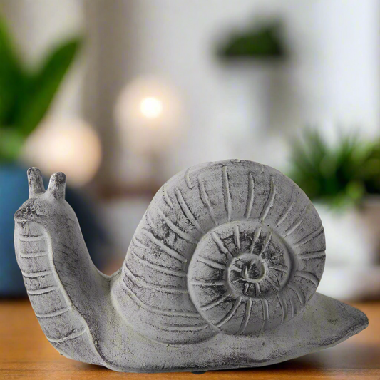 Mariam Cement Snail Figurine