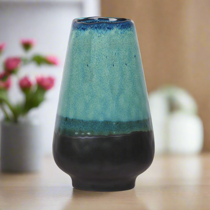 Zina Ceramic Round Bellied Vase
