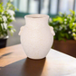 Blanche Ceramic Amphora Vase