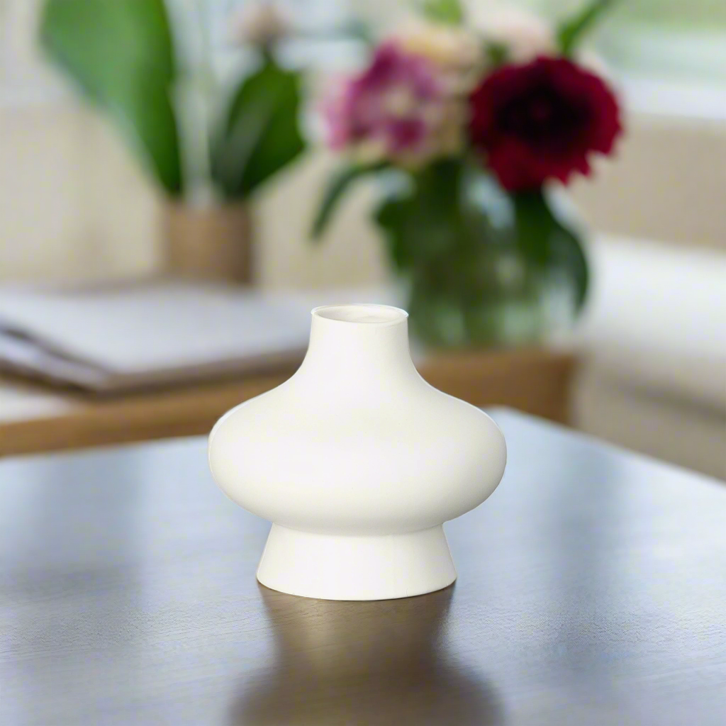 Ivy Ceramic Bellied Vase