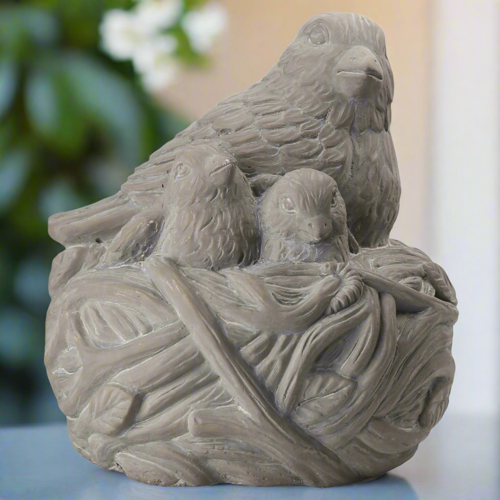 Greta Terracotta Hollow Bird’s Nest Figurine