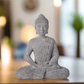 Amadee Cement Meditating Buddha Figurine