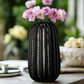 Margot Ceramic Embossed Column Vase