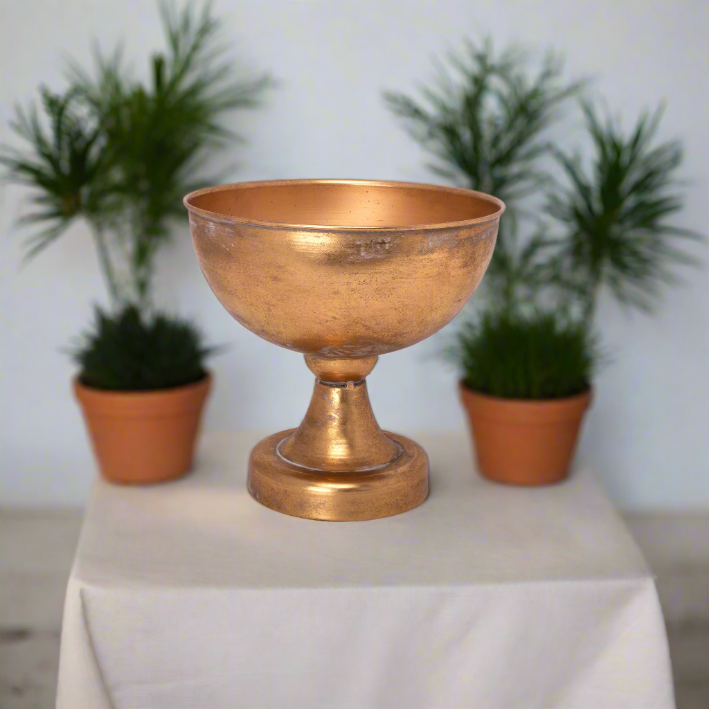 Alice Metal Gold Planter
