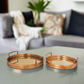 Anisa Iron Metal Tray Set