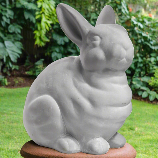 Neve Terracotta Kneeling Rabbit Figurine
