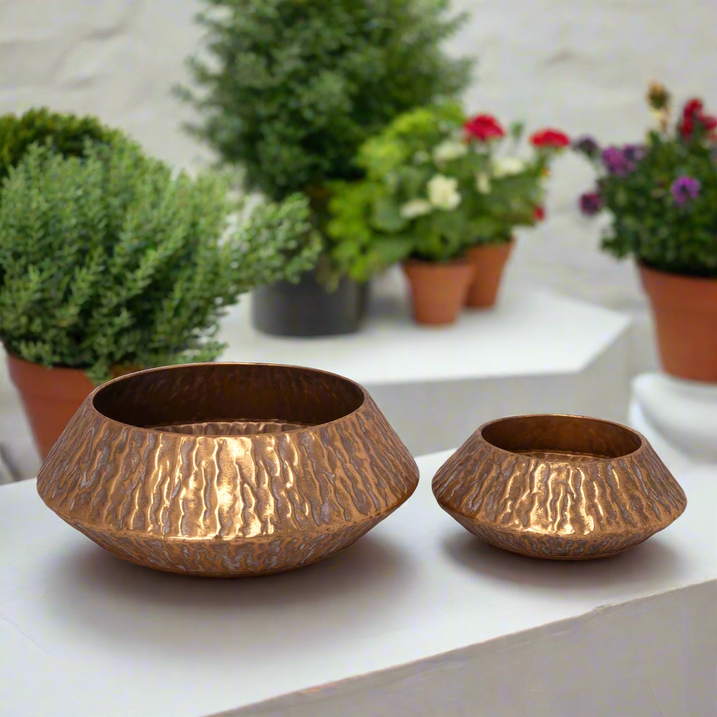 Fayra Metal Planter Set (Set of 2)