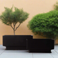 Cyra Ceramic Rectangle Planter Set (Set of 2)