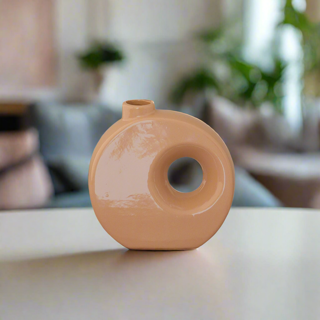 Betty Ceramic Oval Vase