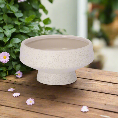 Cora Ceramic Footed Bowl