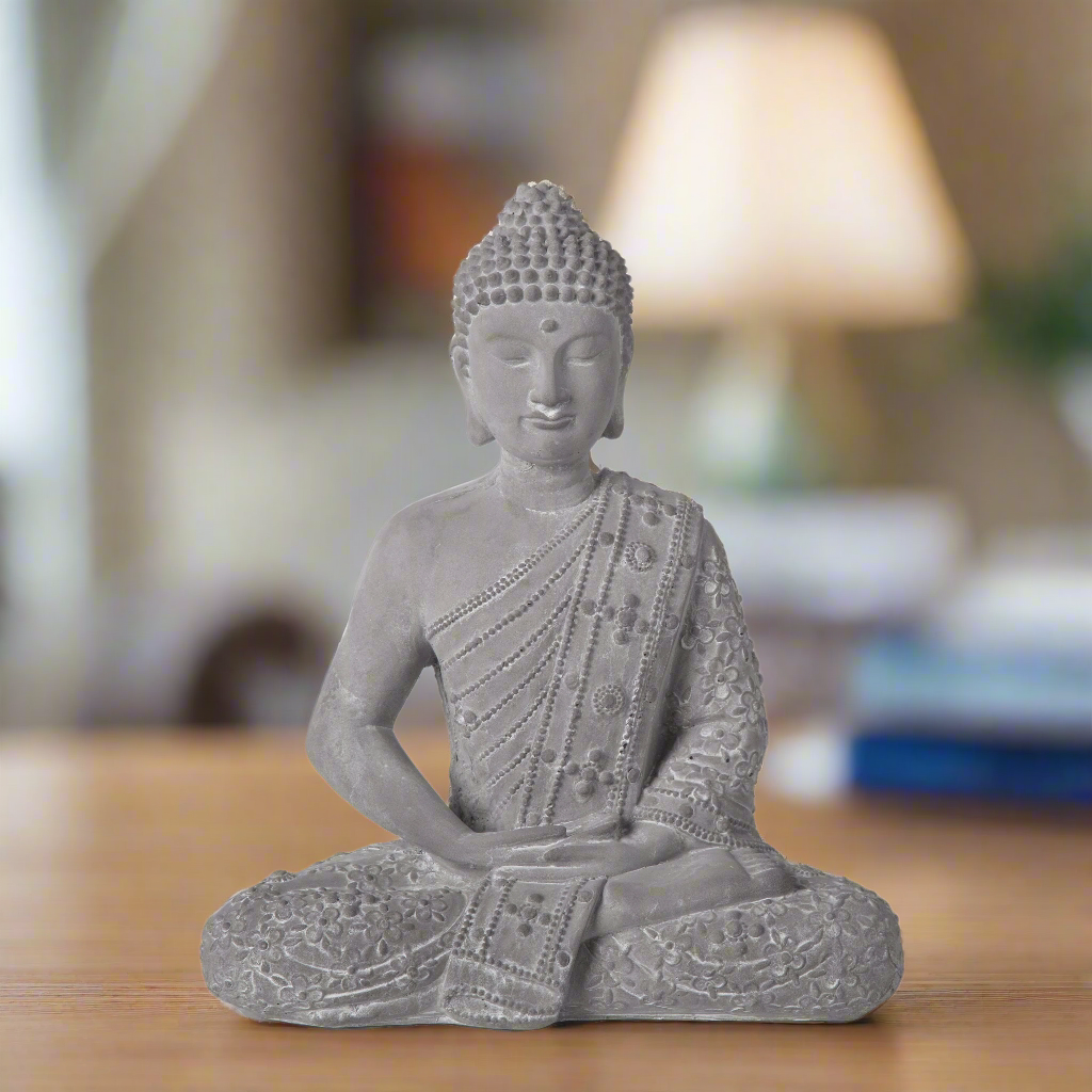 Amadee Cement Meditating Buddha Figurine
