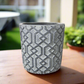 Vida Cement Embossed Round Pot