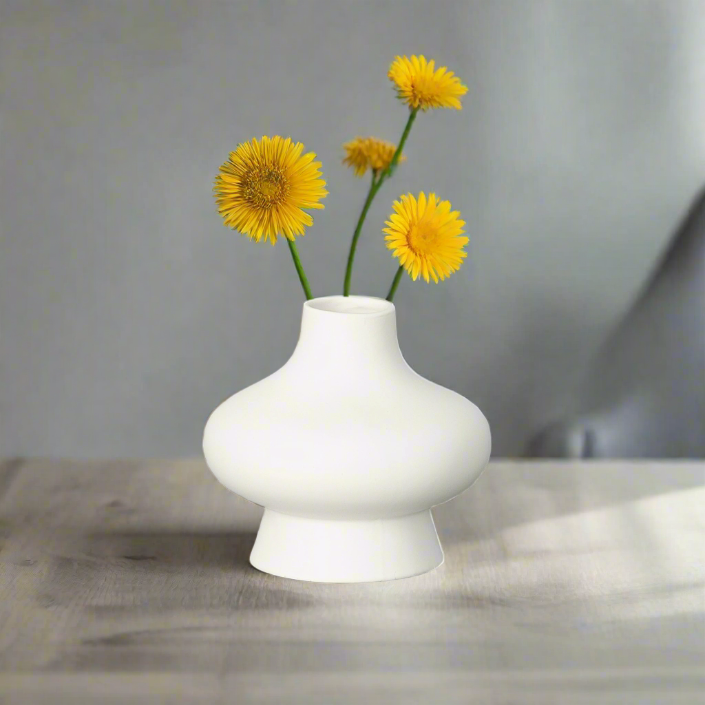 Ivy Ceramic Bellied Vase