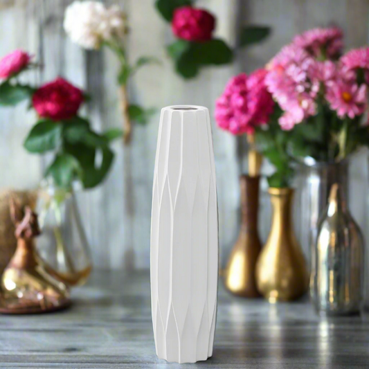 Nadia Ceramic Diamond Vase