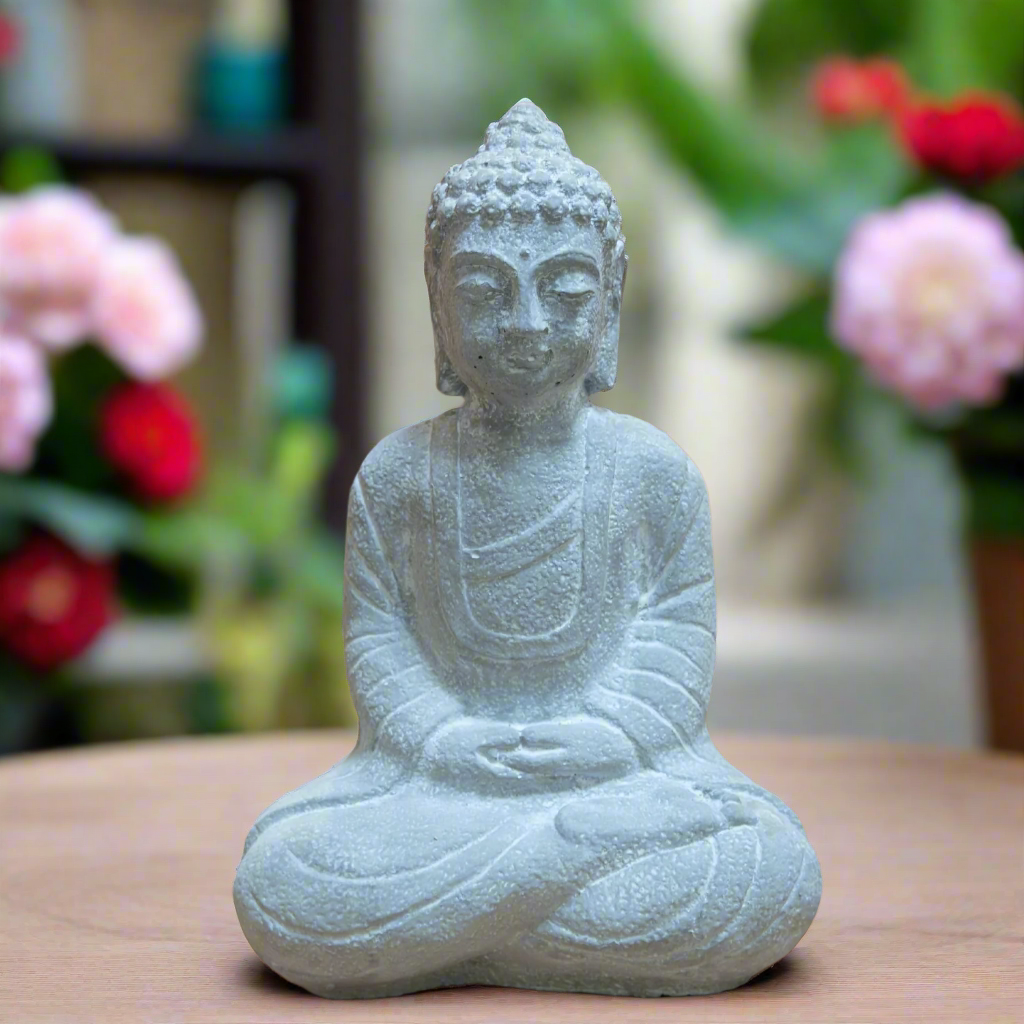 Lorraine Cement Buddha Figurine