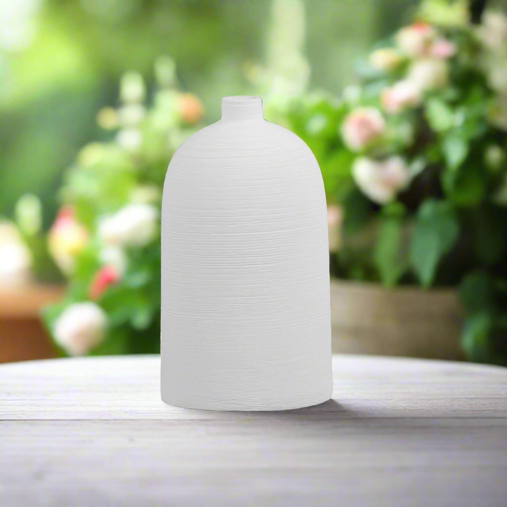 Hartlen Ceramic Textured Accent Vase