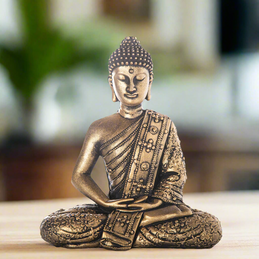 Amadee Cement Meditating Buddha Figurine