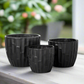 Palis Ceramic Round Planter Set (Set of 3)