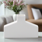 Kneena Ceramic Flat Bottle Vase