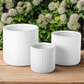 Paloma Ceramic Round Planter Set (Set of 3)