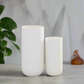 Helga Ceramic Patterned Round Vase Set (Set of 2)