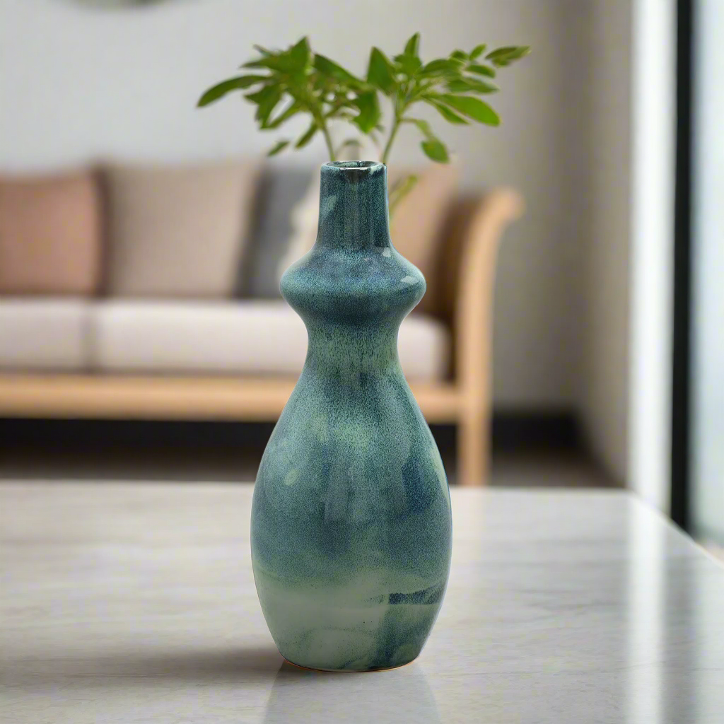 Aurex Glossy Finish Ceramic Vase