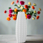 Martha Ceramic Tall Bellied Cylinder Vase