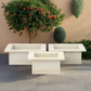 Ceynar Wooden Edge Square Planter Set (Set of 3)