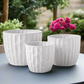 Palis Ceramic Round Planter Set (Set of 3)