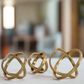 Noss Metal Round Abstract Sculpture (Set of 3)