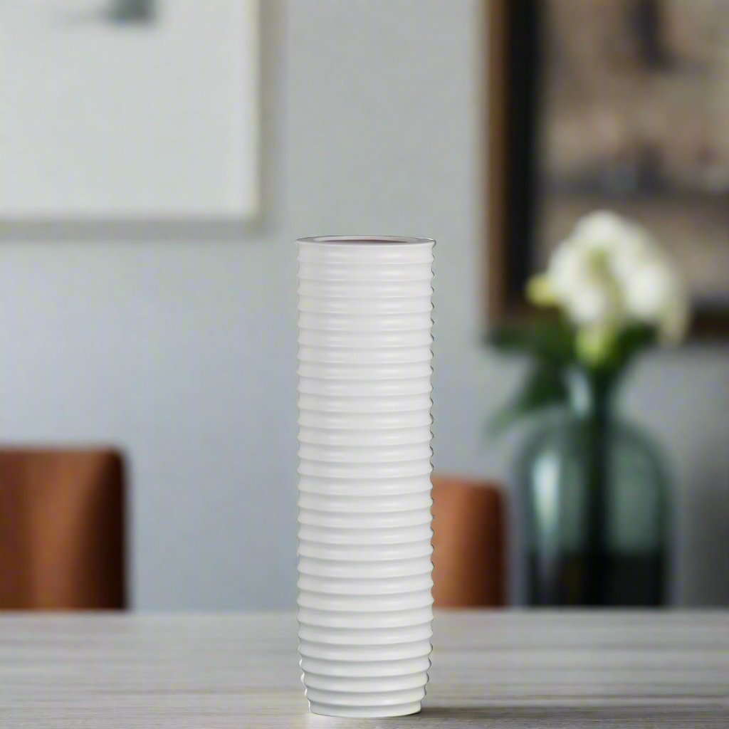 Charity Ceramic Cylinder Vase