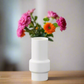 Ira Ceramic Round Pipe Vase