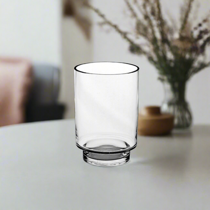 Kolin Footed Cylinder Glass Vase