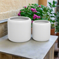 Ceyvon Matte Ceramic Planter Set (Set of 2)
