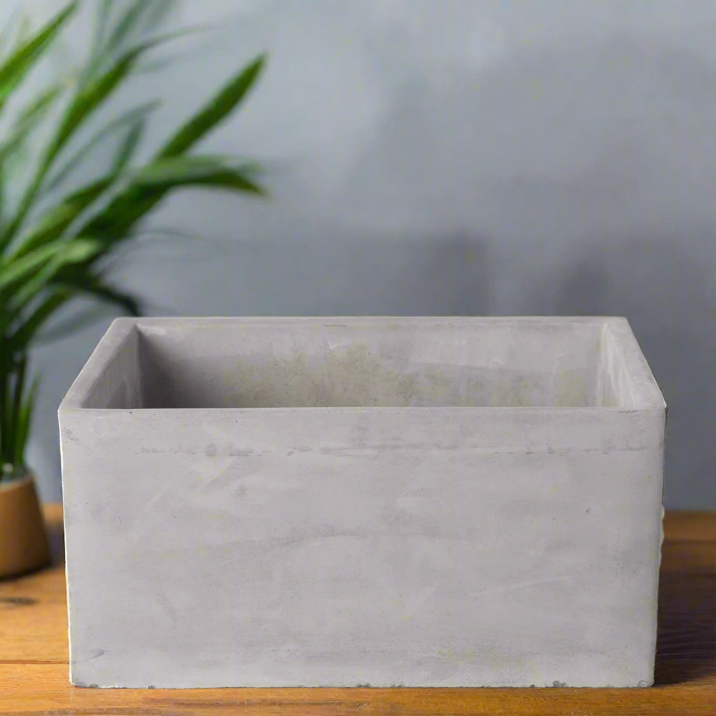 Glenda Cement Square Pot