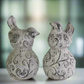 Jorlan Pedestal Bird Figurines (Set of 2)