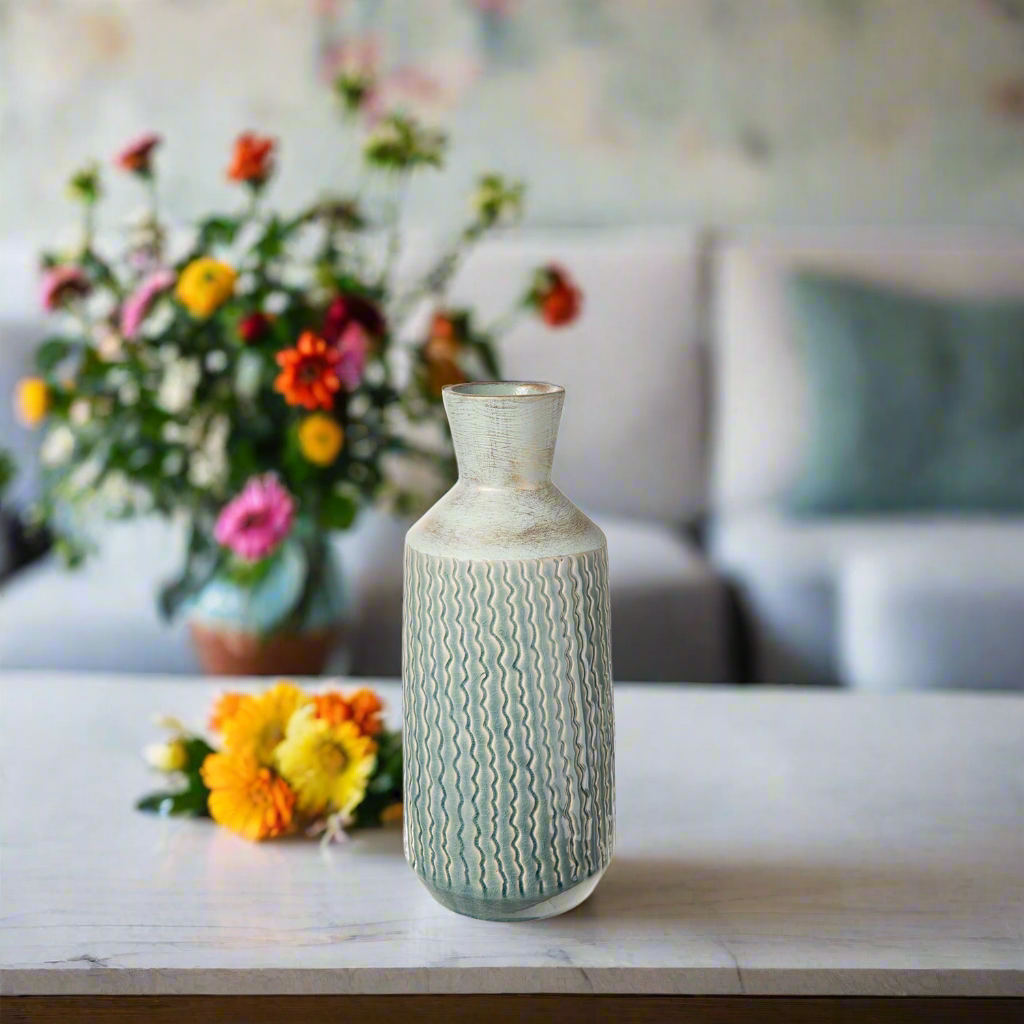 Loretta Ceramic Round Vase