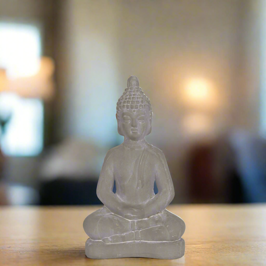 Saphira Terracotta Meditating Buddha Figurine