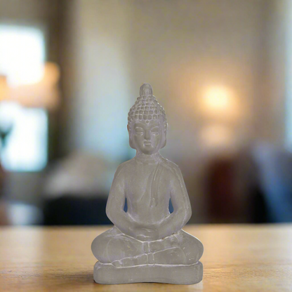 Saphira Terracotta Meditating Buddha Figurine