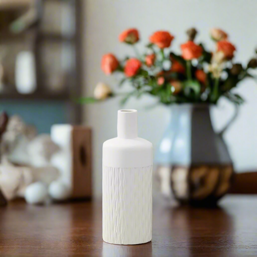 Lillian Ceramic Imperial Bottle Vase