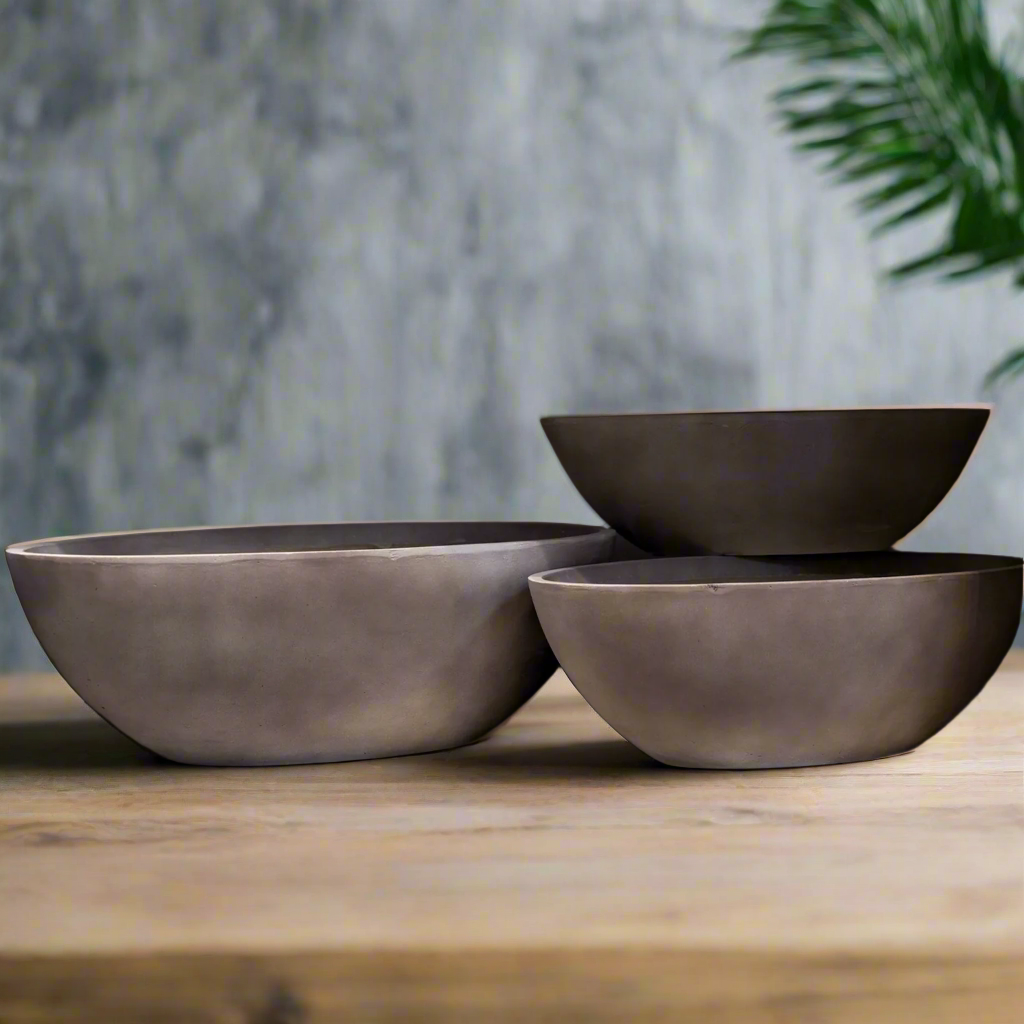 Gladys Boat Shape Planter Set (Set of 3)