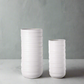 Helga Ceramic Patterned Round Vase Set (Set of 2)
