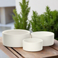 Serena Ceramic Round Pot (Set of 3)