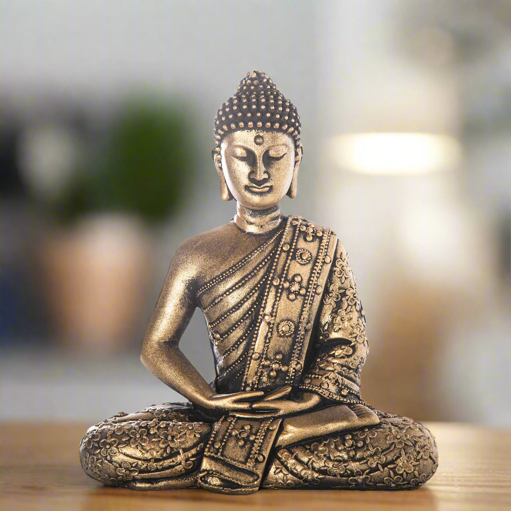 Amadee Cement Meditating Buddha Figurine