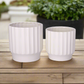 Quessara Ceramic Planter with Stand Set (Set of 2)